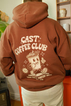 CastCrafter - Hoodie Cast Coffee Club Brown