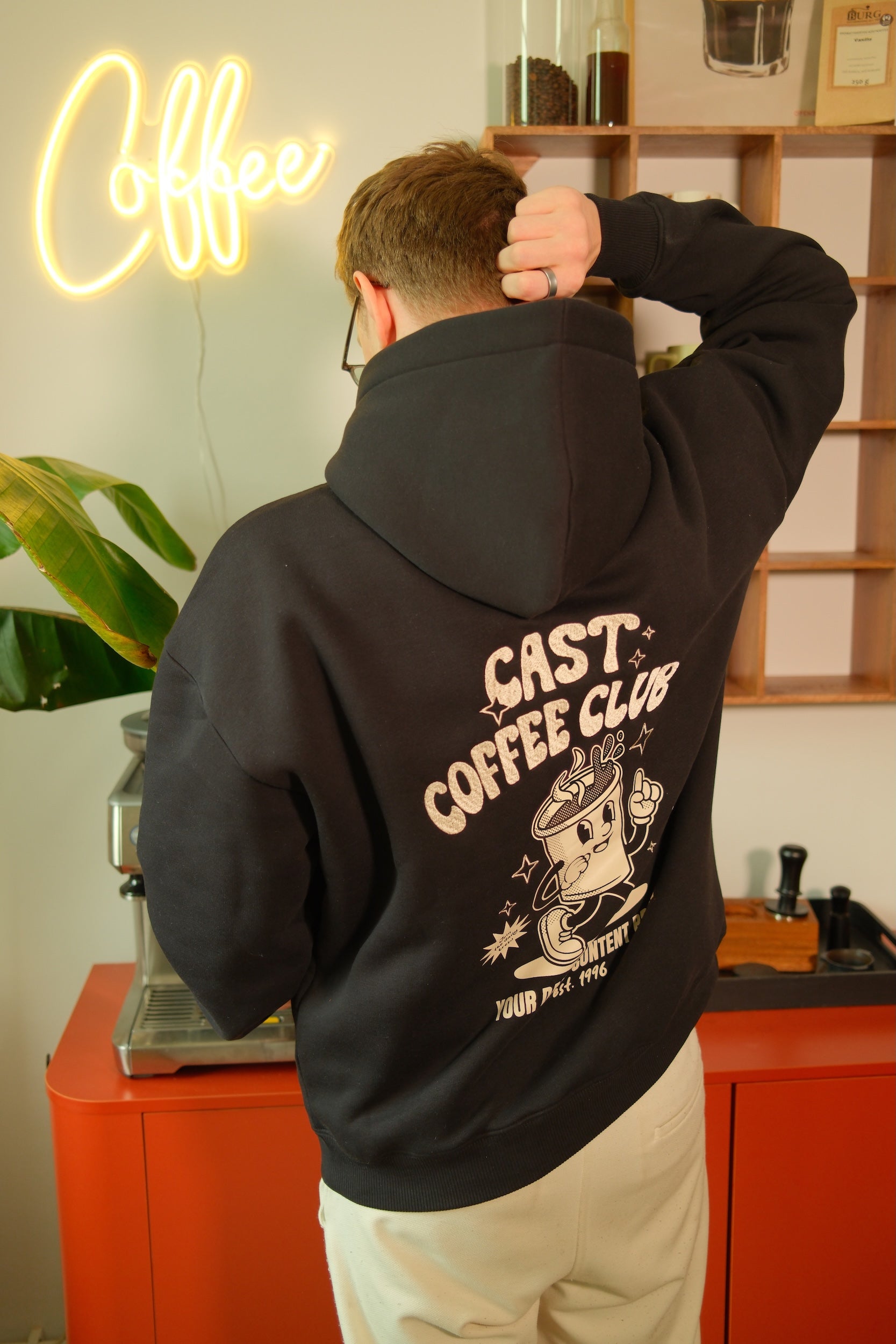 CastCrafter - Hoodie Cast Coffee Club Black