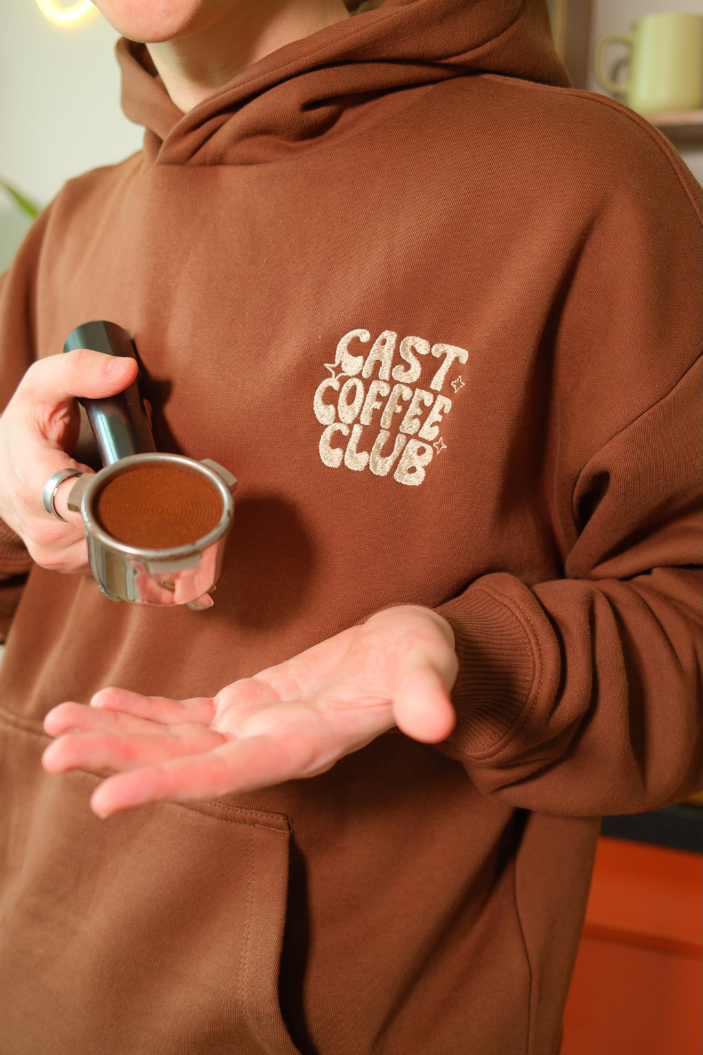 CastCrafter - Hoodie Cast Coffee Club Brown