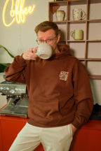 CastCrafter - Hoodie Cast Coffee Club Brown