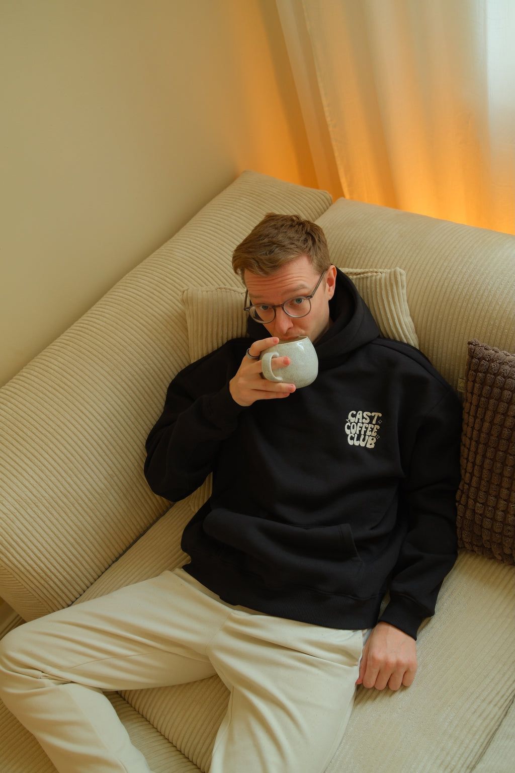 CastCrafter - Hoodie Cast Coffee Club Black