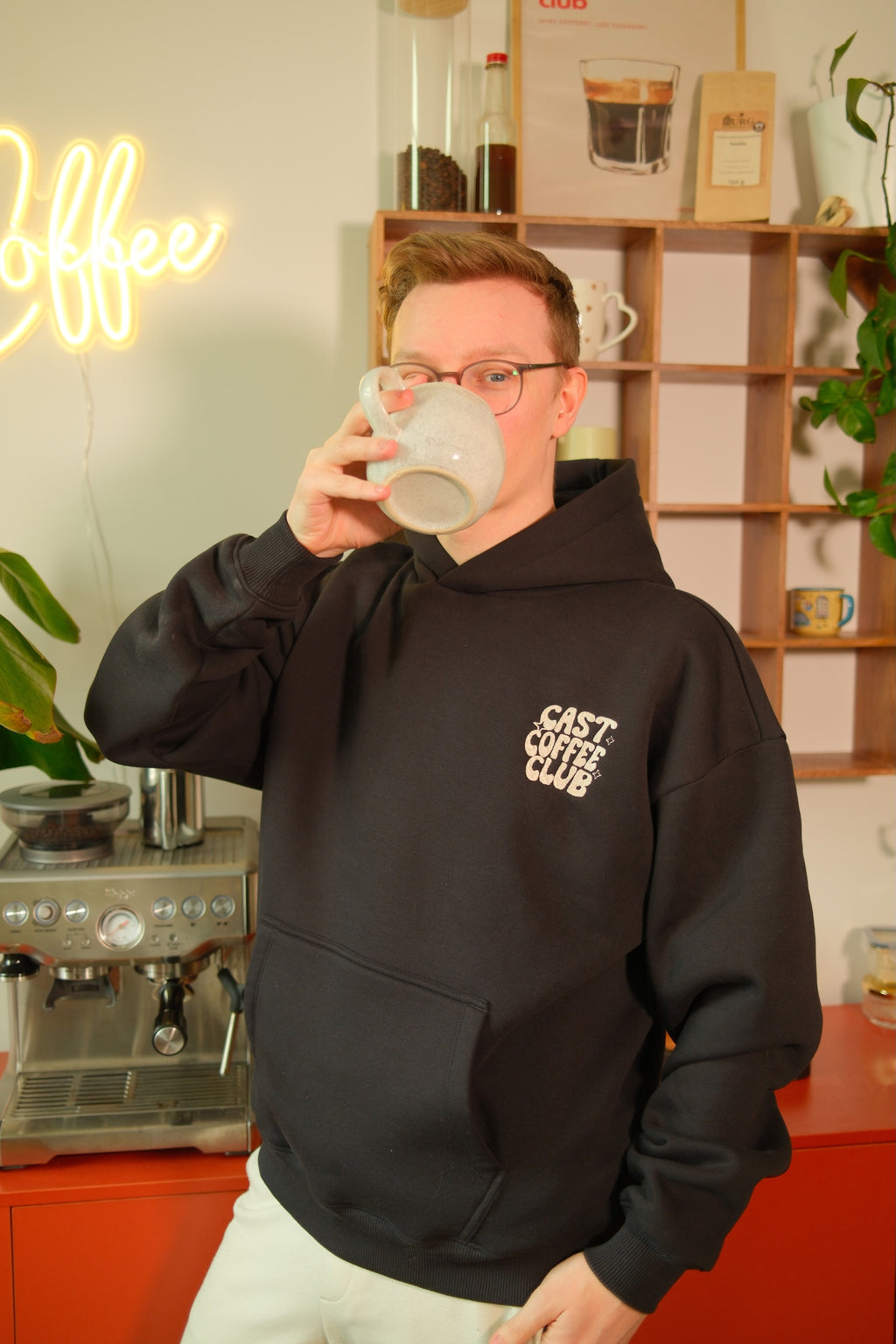 CastCrafter - Hoodie Cast Coffee Club Black